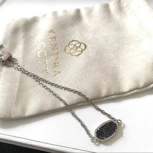 NWT Kendra Scott rhodium drusy adjustable bracelet